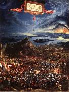 Albrecht Altdorfer Victory of Alexander over Darius,King of the Persians oil